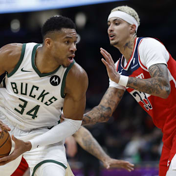 Giannis and Kuzma are now teammates in Milwaukee.