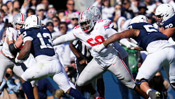 Ty Hamilton, Ohio State Buckeyes, Kayton Allen, Penn State Nittany Lions. (Adam Cairns/Columbus Dispatch / USA TODAY NETWORK via Imagn Images)