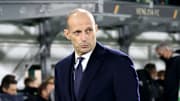 Allegri on the touchline