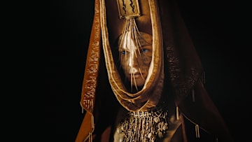 REBECCA FERGUSON as Lady Jessica in Warner Bros. Pictures and Legendary Pictures’ action adventure “DUNE: PART TWO,” a Warner Bros. Pictures release. Photo Credit: Courtesy Warner Bros. Pictures © 2023 Warner Bros. Entertainment Inc. All Rights Reserved.