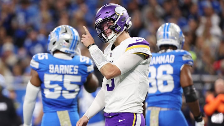 Minnesota Vikings quarterback J.J. McCarthy