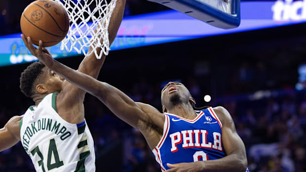 The 76ers are set to face the Bucks.