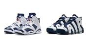 The Air Jordan 6 and Nike Air More Uptempo.