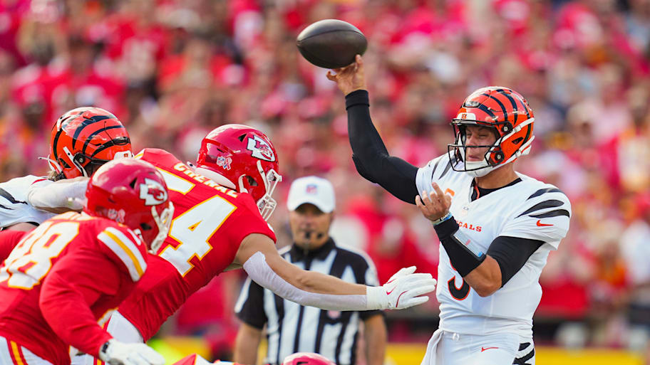 An impressive defensive stand helped the Chiefs secure a narrow Week 2 win over the Bengals. | Jay Biggerstaff-Imagn Images