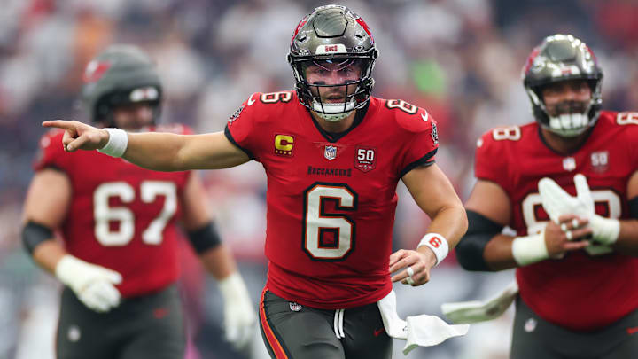Tampa Bay Buccaneers QB Baker Mayfield was among the big winners of the team's 20-19 MNF victory over the Houston Texans.