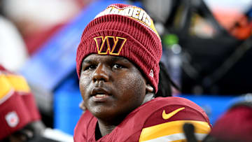 Washington Commanders offensive tackle Josh Conerly Jr.