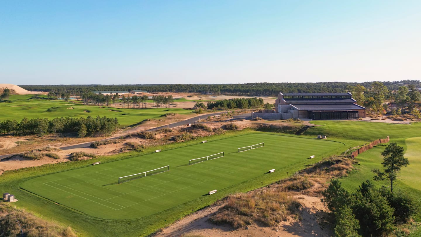 Sand Valley Resort Introduces Public Grass Tennis Courts