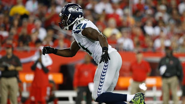 Seattle Seahawks strong safety Kam Chancellor during the second half at Raymond James Stadium.