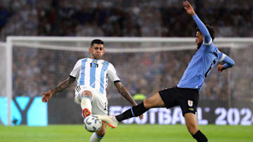 Cristian Romero and Rodrigo Bentancur during the reverse fixture