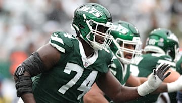 NY Jets left tackle Olu Fashanu