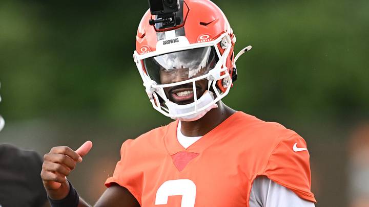 Cleveland Browns quarterback Shedeur Sanders