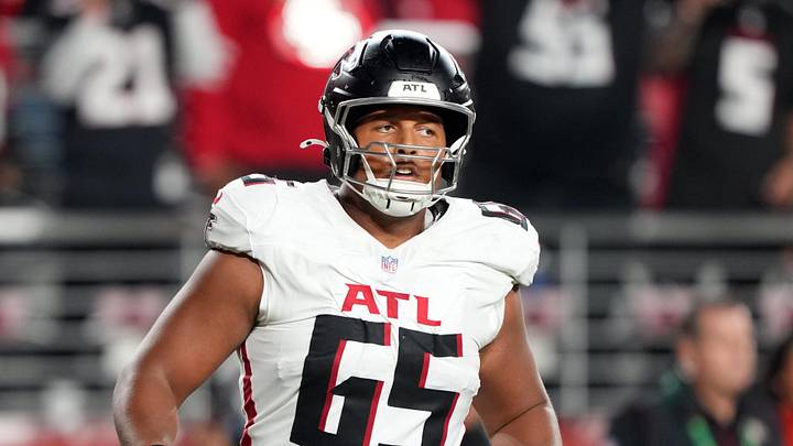 Atlanta Falcons guard Matthew Bergeron 