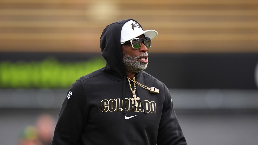 Colorado Buffaloes head coach Deion Sanders.