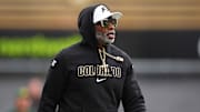 Aug 29, 2024; Boulder, Colorado, USA; Colorado Buffaloes head coach Deion Sanders before the game against the North Dakota State Bison at Folsom Field.