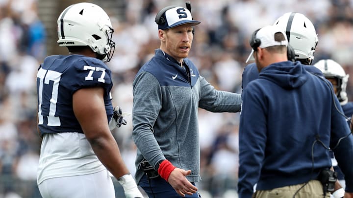 Penn State football offensive lines coach Phil Trautwein
