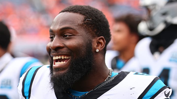 Carolina Panthers linebacker Claudin Cherelus