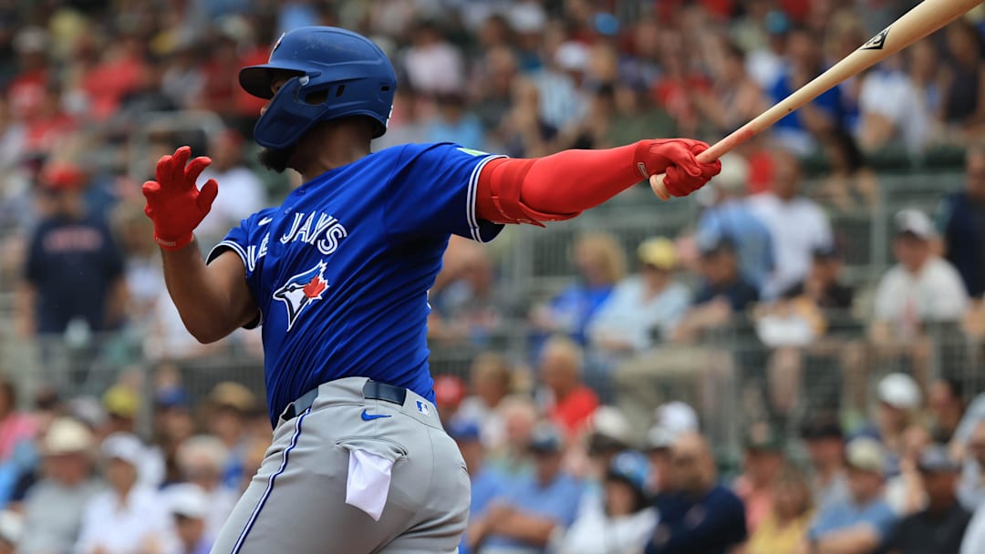 Toronto Blue Jays designated hitter Eloy Jimenez.