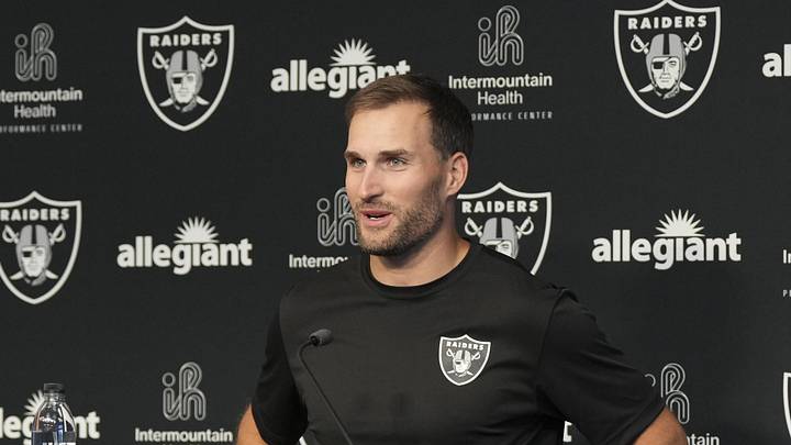 Las Vegas Raiders quarterback Kirk Cousins