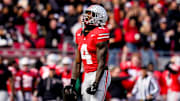 Ohio State wide receiver Jeremiah Smith is involved in one of our favorite prop bets. 