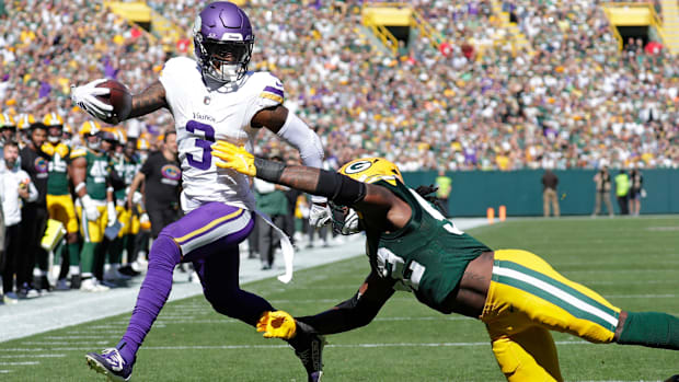 Minnesota Vikings receiver Jordan Addison