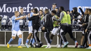 New York City FC defeated Inter Miami 3-0 to reach the conference semifinals. 