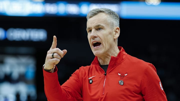 Chicago Bulls head coach Billy Donovan Chicago Bulls head coach Billy Donovan