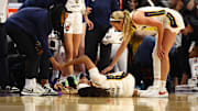 Injuries to Sydney Colson, Aari McDonald and Caitlin Clark will limit the Fever to just nine active players for Saturday's game.