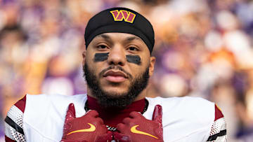 Washington Commanders running back Chris Rodriguez Jr.