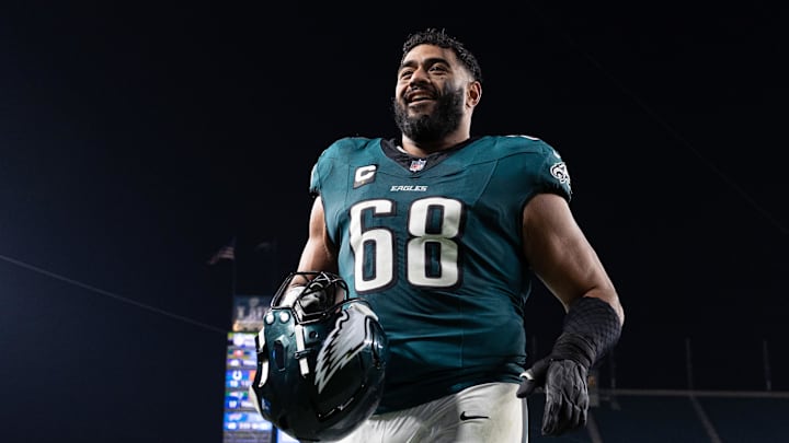 Philadelphia Eagles offensive tackle Jordan Mailata on Dec 15, 2024.