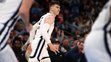Dec 5, 2024; Memphis, Tennessee, USA; Memphis Grizzlies forward Jake LaRavia (3) : Petre Thomas-Imagn Images