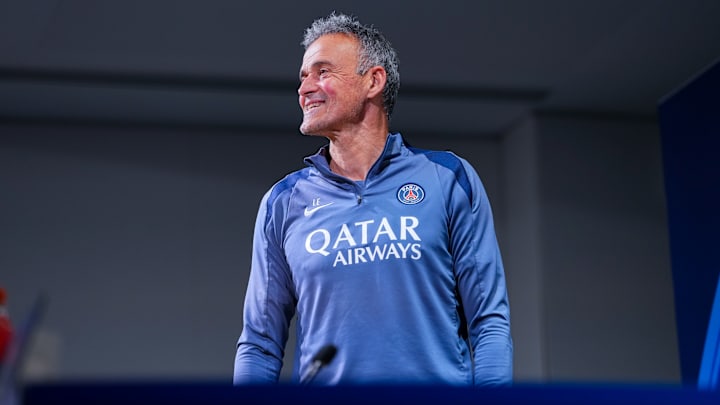 Luis Enrique, entraineur du Paris Saint-Germain