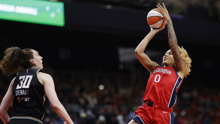 Washington Mystics center Shakira Austin.