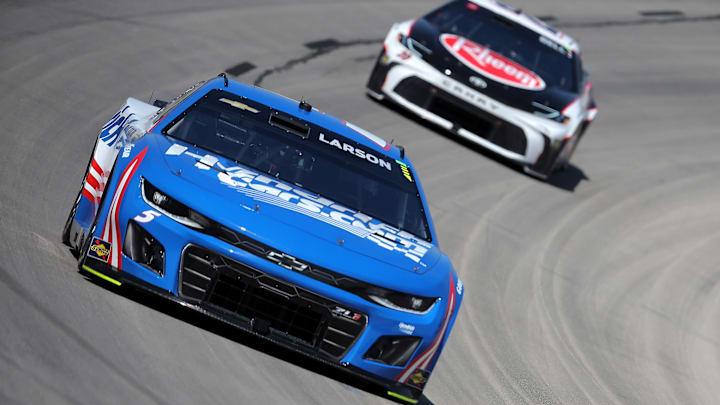 Kyle Larson, Hendrick Motorsports, Christopher Bell, Joe Gibbs Racing, Texas Motor Speedway, NASCAR