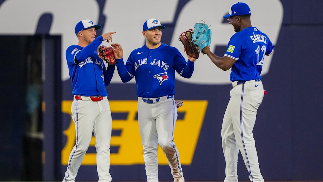 Toronto Blue Jays center fielder Daulton Varsho