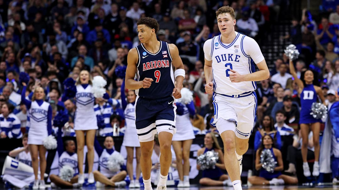 While Cooper Flagg of Duke is expected to go No. 1 in the NBA Draft, Arizona's Carter Bryant is also an expected first round pick.