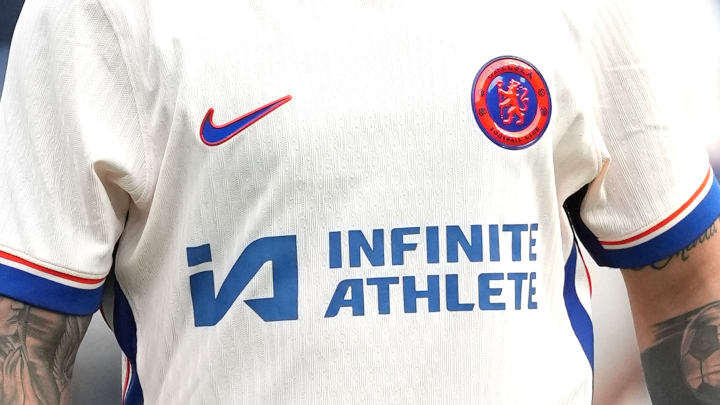 Chelsea shirts in pre-season have still feature Infinite Athlete branding