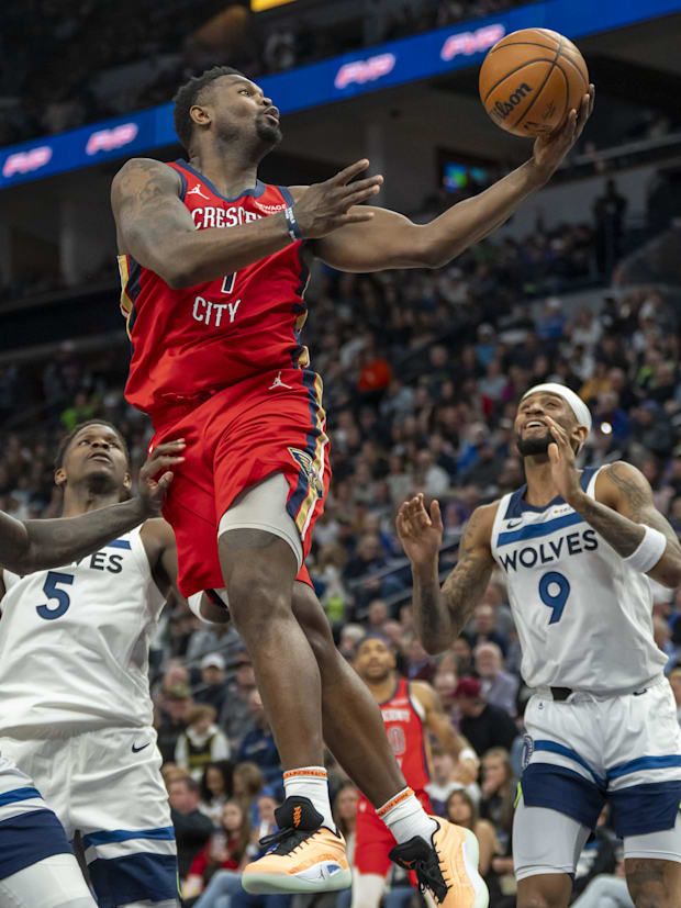 New Orleans Pelicans forward Zion Williamson