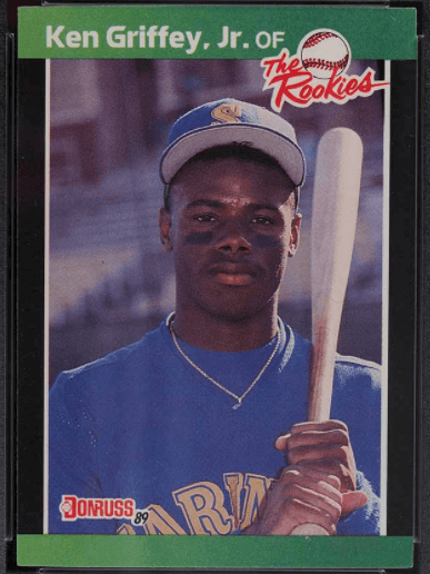 ken griffey jr graded rookie card Signed Mariners 1989 Donruss #33 BAS Super Sports Center Graded 1989 Upper Deck Star