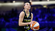 Dallas Wings guard Paige Bueckers.