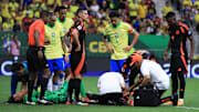 Alisson suffered a nasty head injury