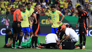 Alisson suffered a nasty head injury