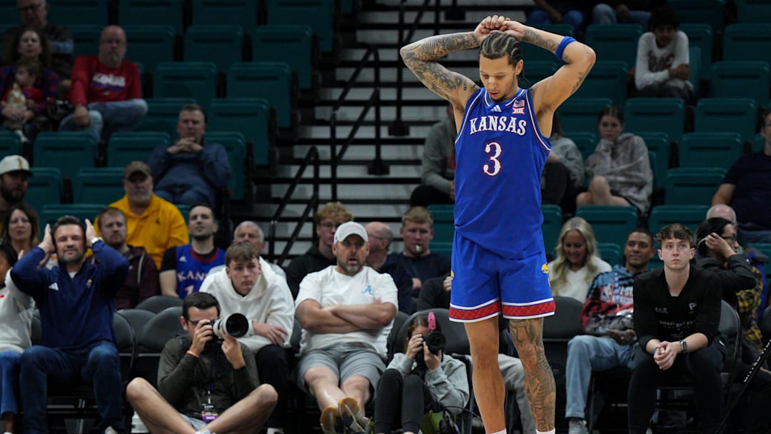 Kansas basketball player Tre White