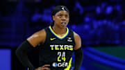 Dallas Wings guard Arike Ogunbowale.