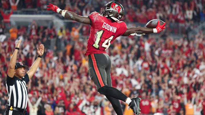 Tampa Bay Buccaneers WR Chris Godwin might have moved a step closer to re-signing with the team this offseason. (Mandatory Credit: Kim Klement Neitzel-Imagn Images)