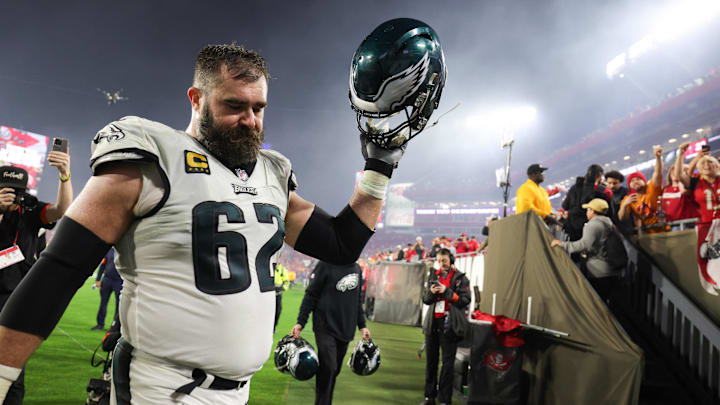 Retired Philadelphia Eagles offensive lineman Jason Kelce wishes he could have gotten the chance to block for Saquon Barkley.