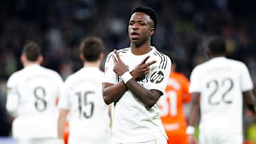 Vinicius Jr a inscrit un doublé contre la Real Sociedad.