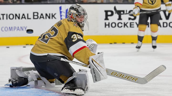 Jesper Vikman during preseason warmups