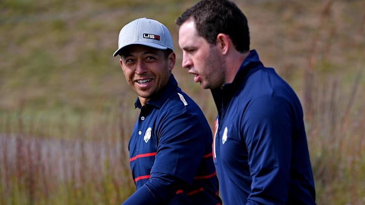 Xander Schauffele and Patrick Cantlay will not play together in opening fourballs at Royal Montreal. Xander Schauffele and Patrick Cantlay will not play together in opening fourballs at Royal Montreal.