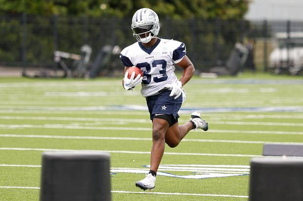 Dallas Cowboys running back Javonte Williams.