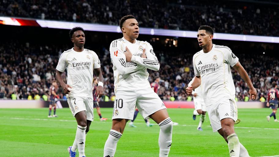 Vinícius Júnior, Kylian Mbappé, Jude Bellingham